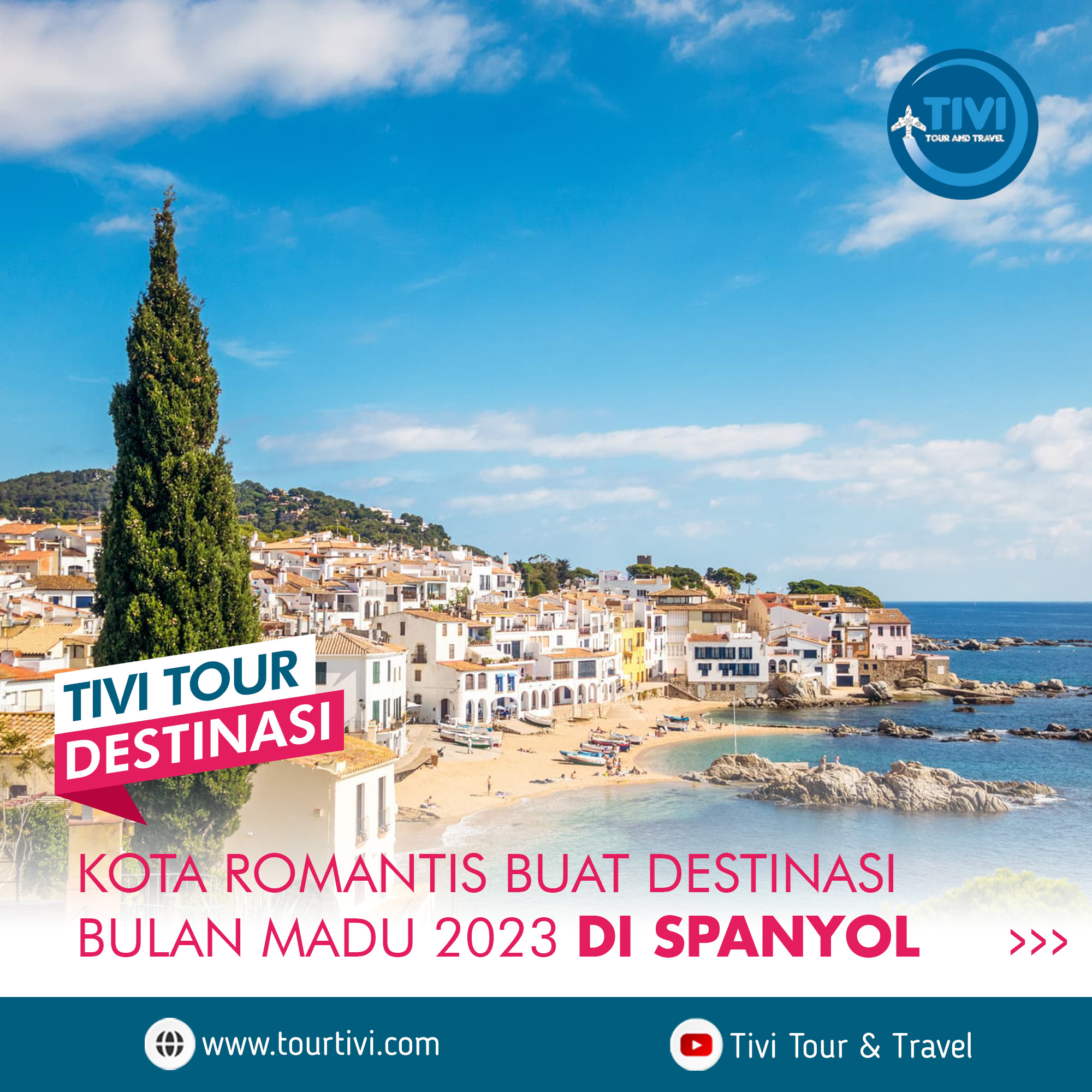 Kota Romantis buat destinasi bulam madu 2023 di Spanyol
